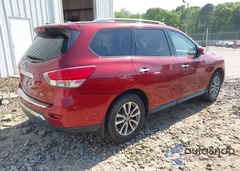 2014 Nissan Pathfinder Sv z USA, uszkodzony, nr VIN 5N1AR2MN2EC723166